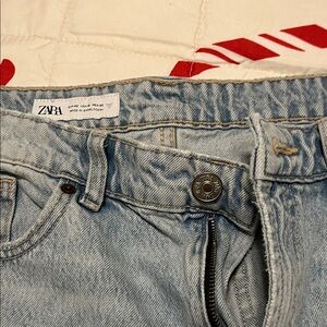 Zara Sky Blue Casual Jeans